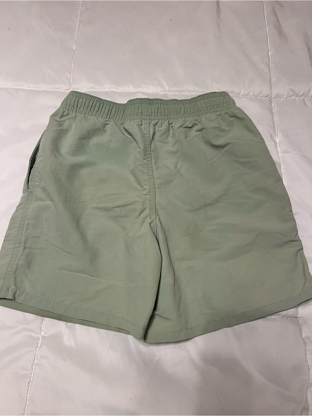 Patagonia Boy’s Light Green Elastic-Waist Swim trunks - Picture 2 of 5